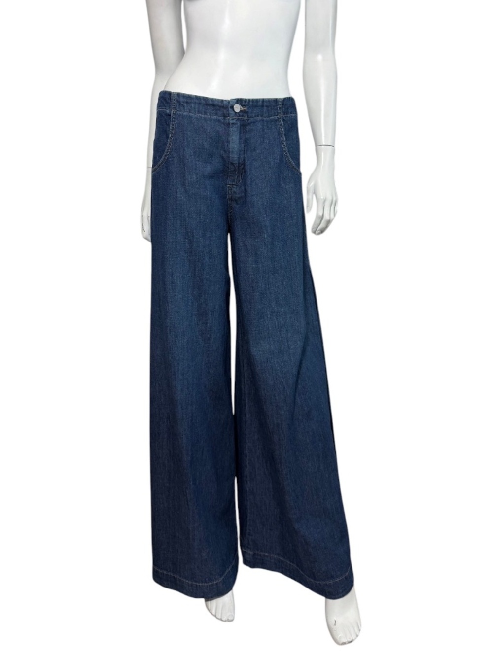 TWP Lulu Lightweight Denim Jean in Dark Wash Size 27